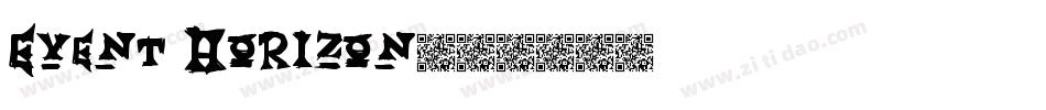 Event Horizon字体转换